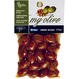 my olive Zmes celých zelených a čiernych olív s chilli papričkou 250 g