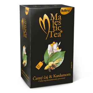 Biogena Čaj Majestic Tea Čierny čaj & Kardamon 20 x 1,5 g