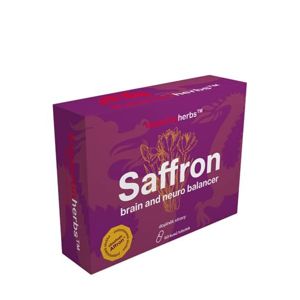 Superionherbs Saffron, brain and neuro balancer 60 kapslí