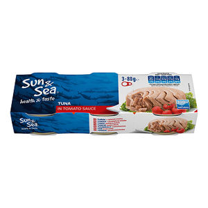 Sun & Sea Tuniak v paradajkovej omáčke 3x80 g