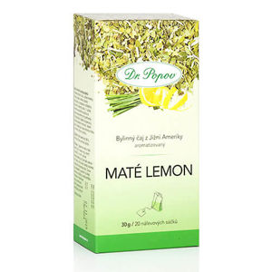 Dr. Popov Čaj maté lemon 30 g (20 x 1,5 g)