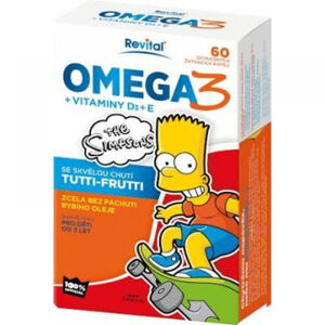 The Simpsons Omega 3 + vitamín D, E 60 tabliet