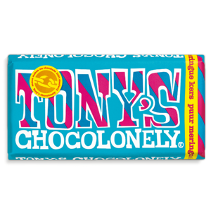 Tony &#39;s Chocolonely Horká čokoláda, snehové pusinky a čerešne 180 g expirace