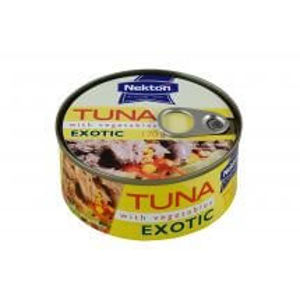 Nekton Tuniak kúsky so zeleninou EXOTIC 170 g