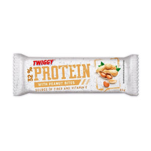Twiggy Protein s kúskami arašidov 65 g