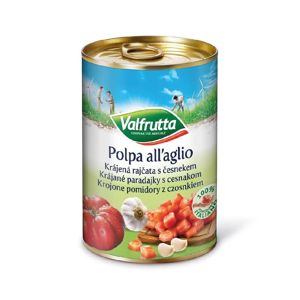 Valfrutta Krájané paradajky s cesnakom 400 g