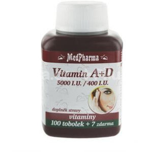 MedPharma Vitamín A + D (5000 IU / 400 IU) 37 tab