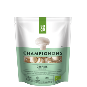 Auga Organic Šampiňóny v slanom náleve 250 g