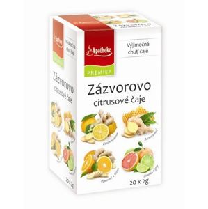 Apotheke Zázvorovo-citrusové čaje 4v1 20 vrecúšok