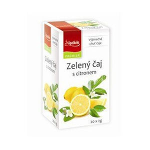 Apotheke Zelený čaj s citrónom 20 sáčkov